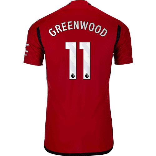 2023/24 Nike Mason Greenwood Manchester United Home Match Jersey