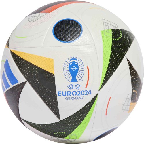 adidas Euro24 Competition Match Soccer Ball – White & Black with GloBlu