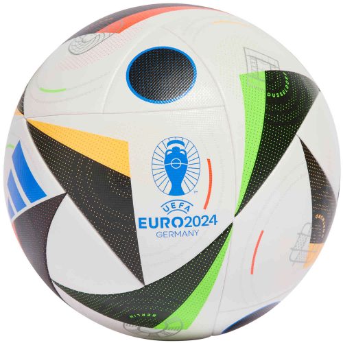adidas Euro24 Competition Soccer Ball – White & Black with GloBlu