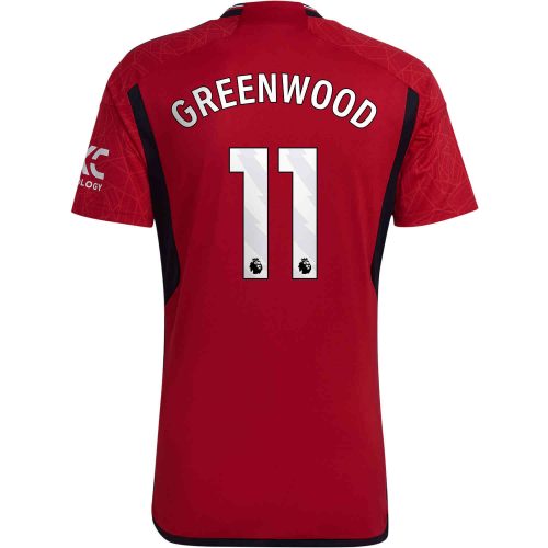 2023/24 adidas Mason Greenwood Manchester United Home Jersey