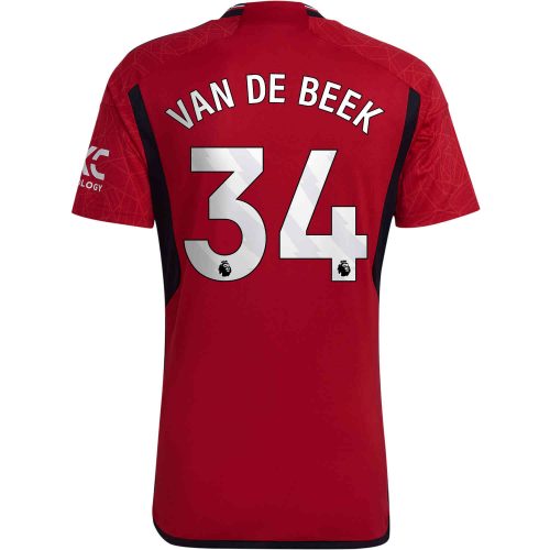 2023/24 Kids Nike Donny van de Beek Manchester United Home Jersey