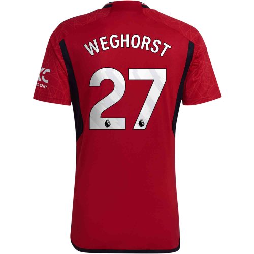 2023/24 Kids Nike Wout Weghorst Manchester United Home Jersey