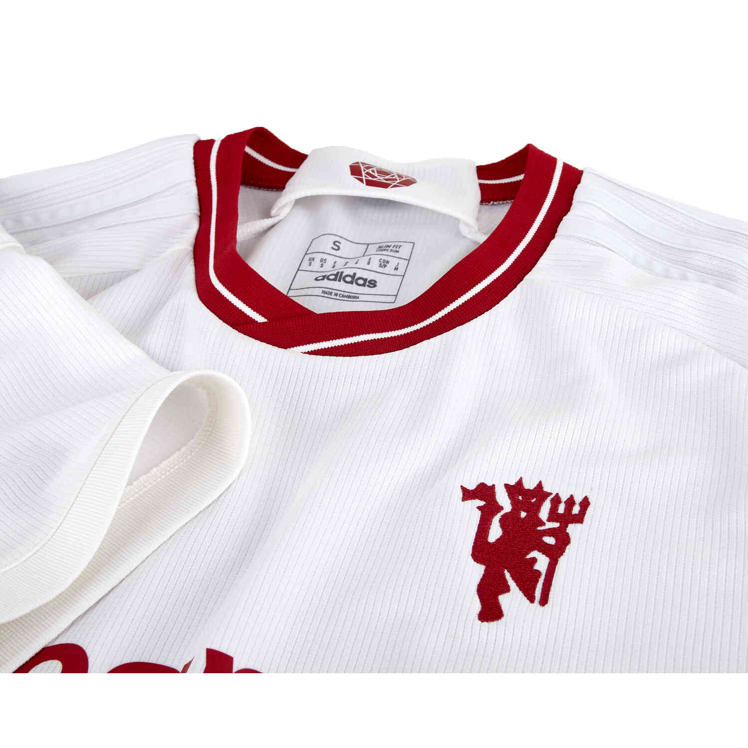Men's adidas White Manchester United Retro T-Shirt