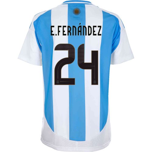 2024 Womens adidas Enzo Fernandez Argentina Home Jersey