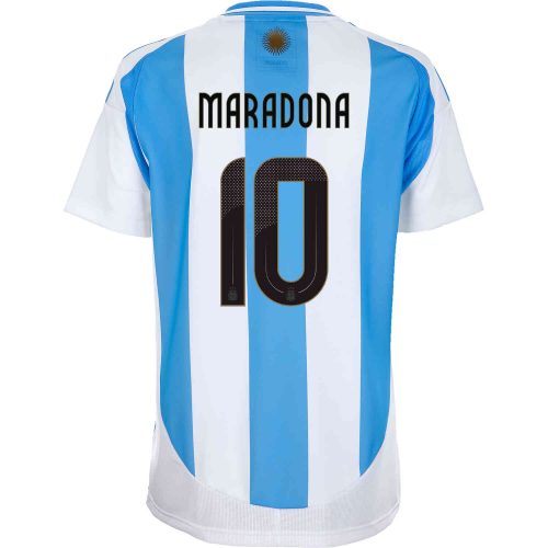 2024 Womens adidas Diego Maradona Argentina Home Jersey
