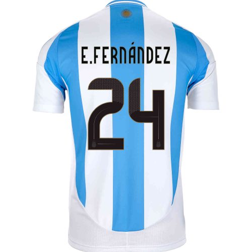 2024 Kids adidas Enzo Fernandez Argentina Home Jersey