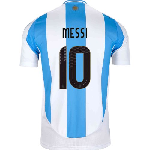2024 Kids adidas Lionel Messi Argentina Home Jersey