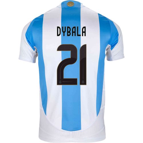 2024 adidas Paulo Dybala Argentina Home Authentic Jersey