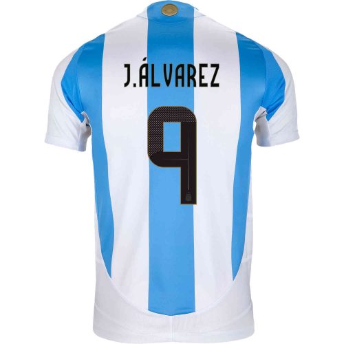 2024 adidas Julian Alvarez Argentina Home Authentic Jersey