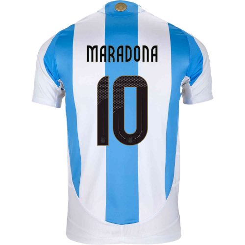 2024 adidas Diego Maradona Argentina Home Authentic Jersey