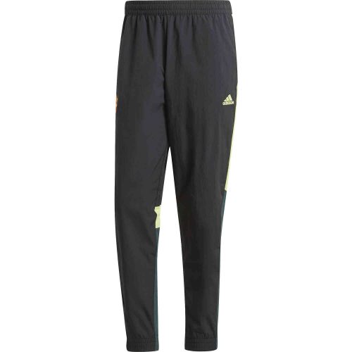 adidas Manchester United Track Pants – Black/green night/pulse lime