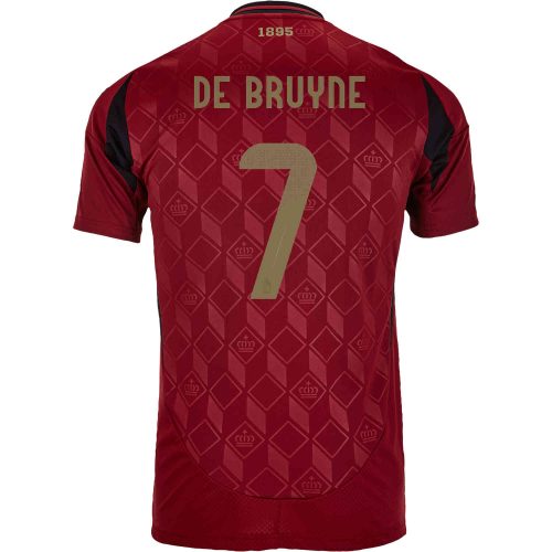 2024 adidas Kevin De Bruyne Belgium Home Jersey