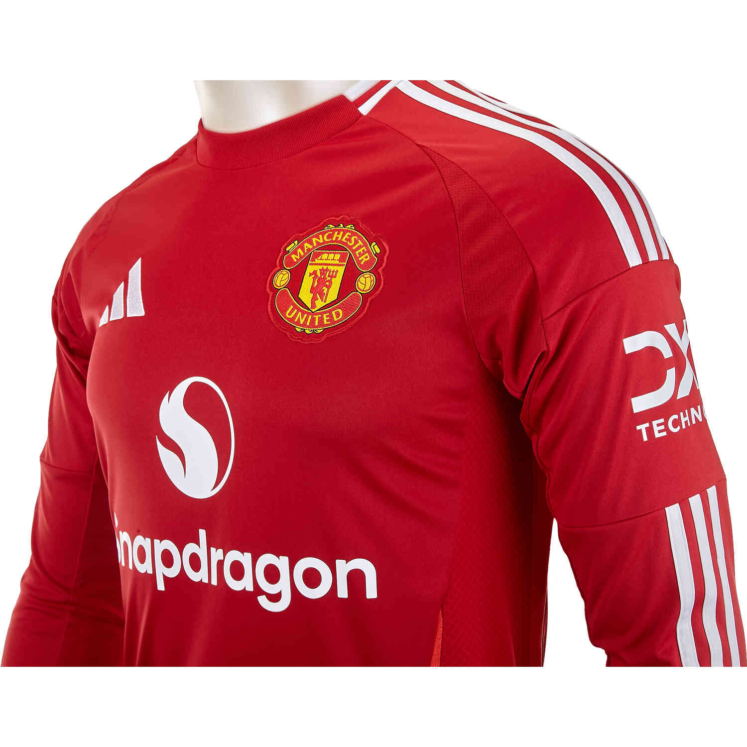 2024/25 adidas Manchester United L/S Home Jersey - SoccerPro