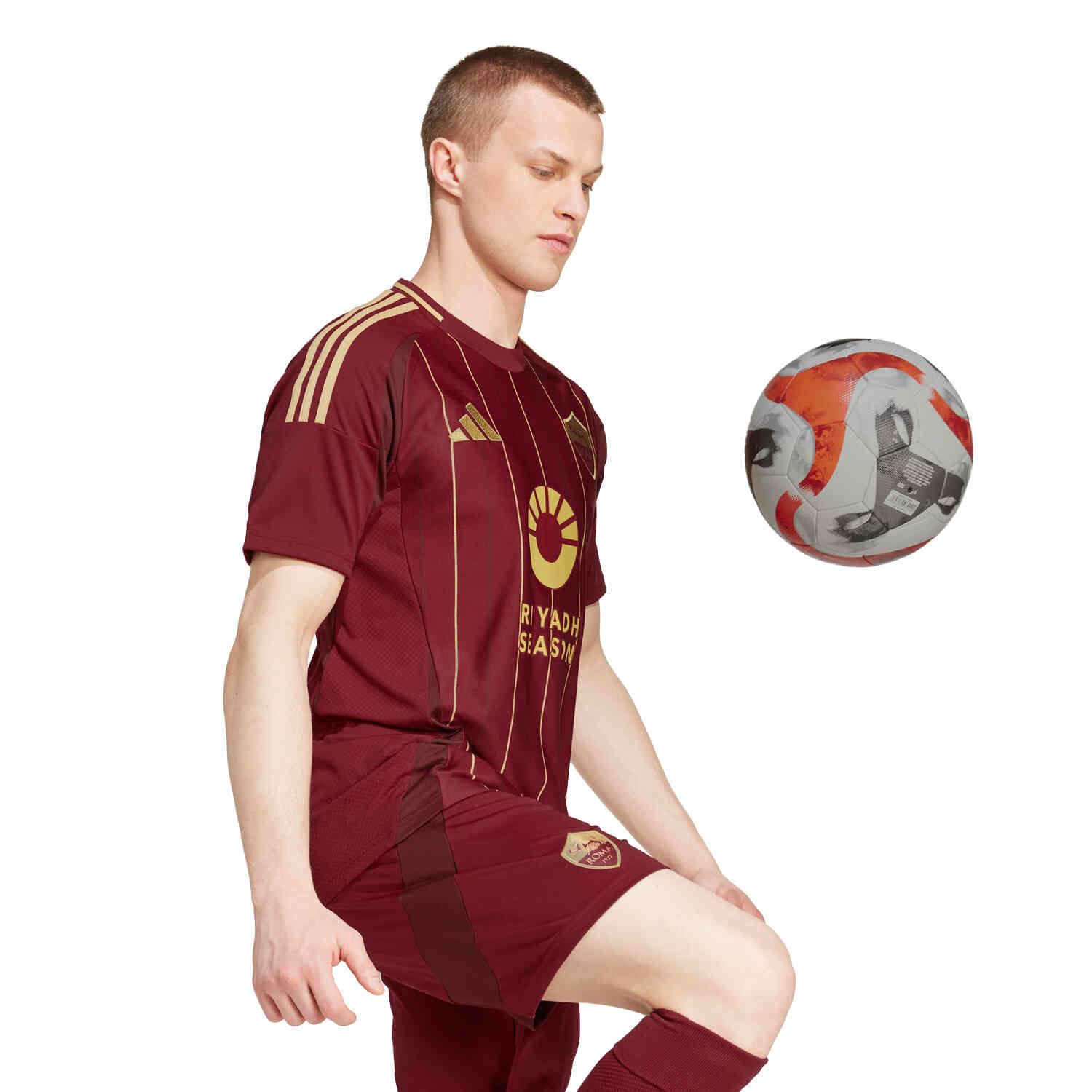 adidas AS Roma 2024-25 Men's Home Stadium Jersey | WeGotSoccer