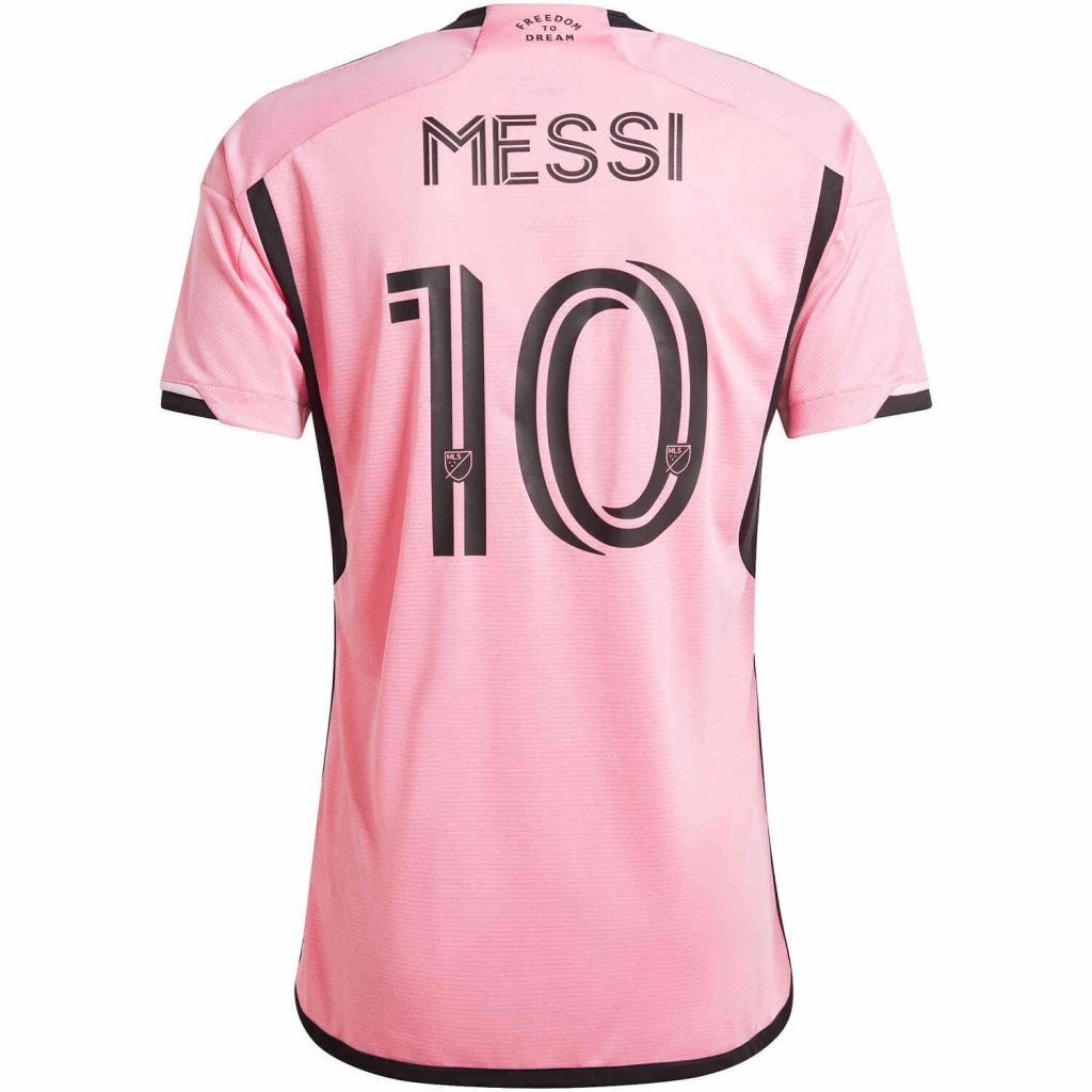 adidas 2024/25 Messi Inter Miami Home Authentic Jersey Easy Pink