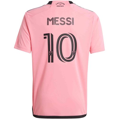 Kids Messi adidas Inter Miami Home Jersey – 2024
