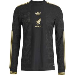 adidas Mexico 2025 Third Authentic L/S Jersey - Black adidas Mexico 2025 Third Authentic L/S Jersey - Black