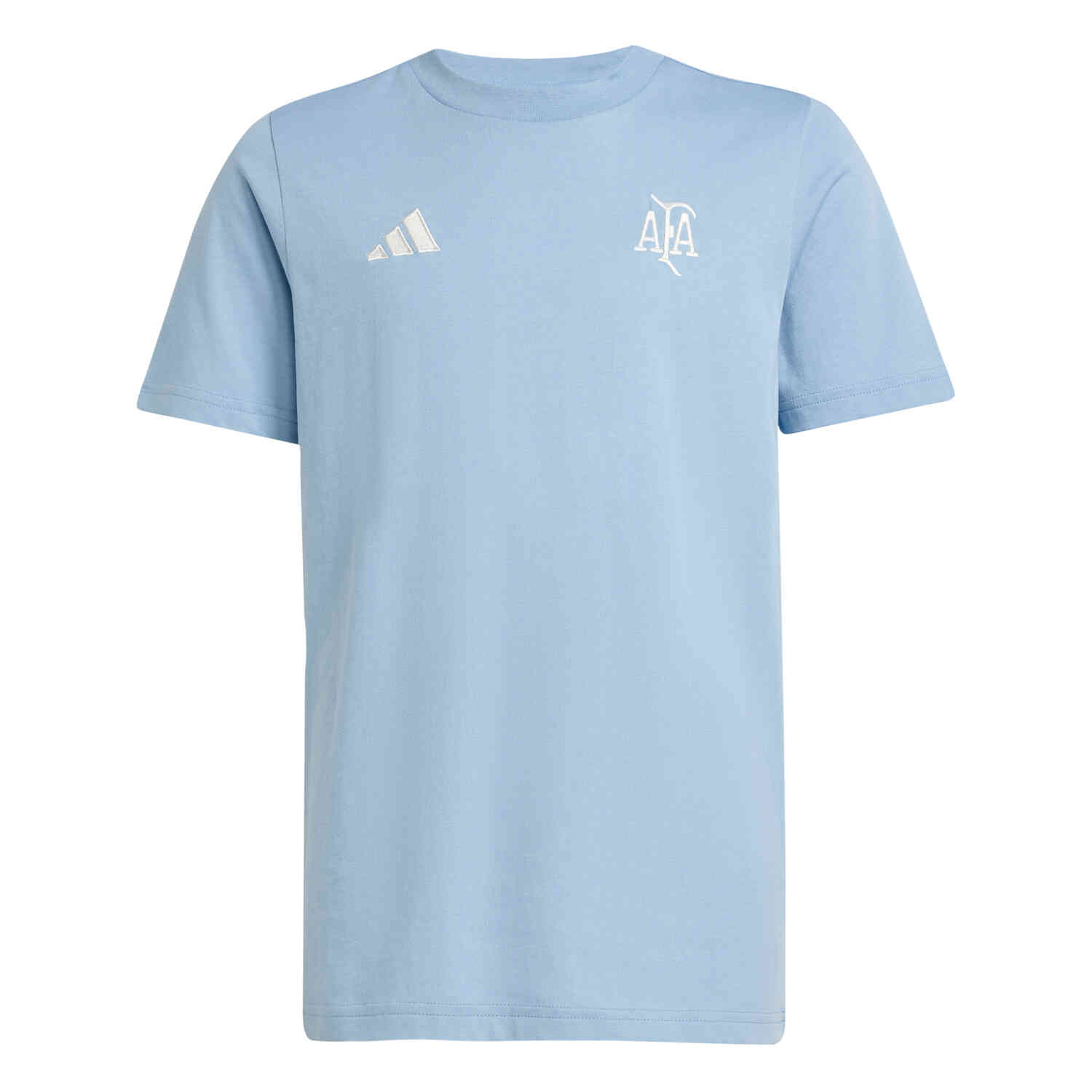 Kids adidas Argentina 50th Anniversary T shirt Ambient Sky Cloud White SoccerPro