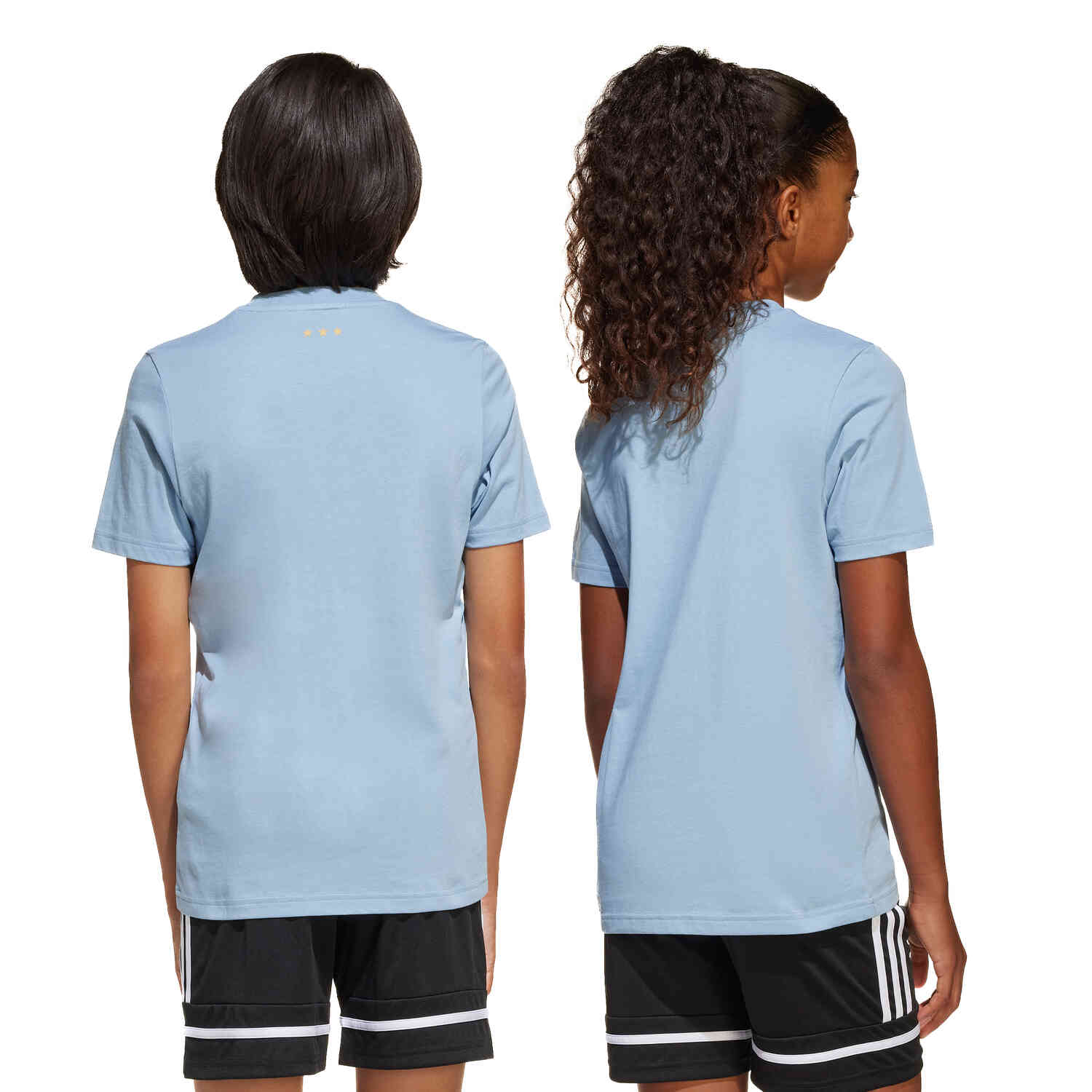 Kids adidas Argentina 50th Anniversary T shirt Ambient Sky Cloud White SoccerPro