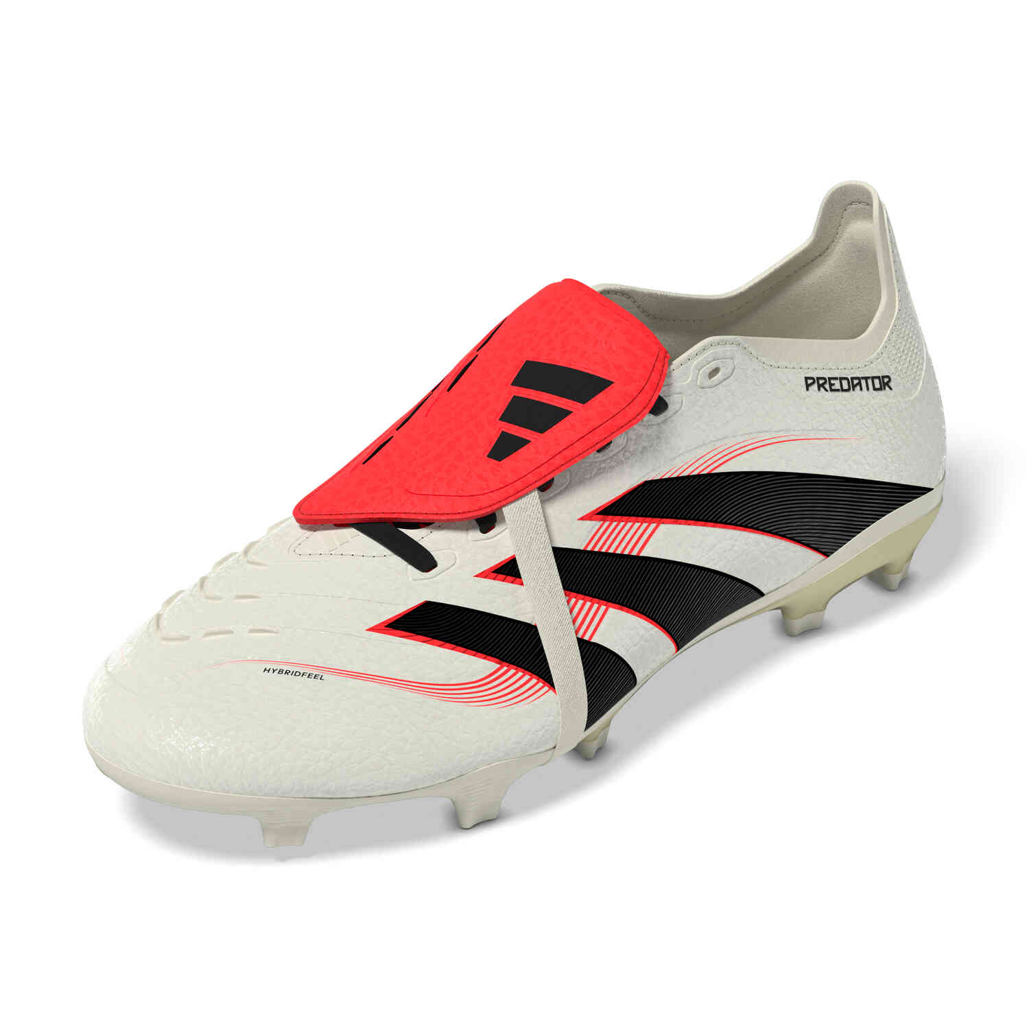 adidas Predator FT League FG - Off White & Core Black with Pure Ruby -  SoccerPro