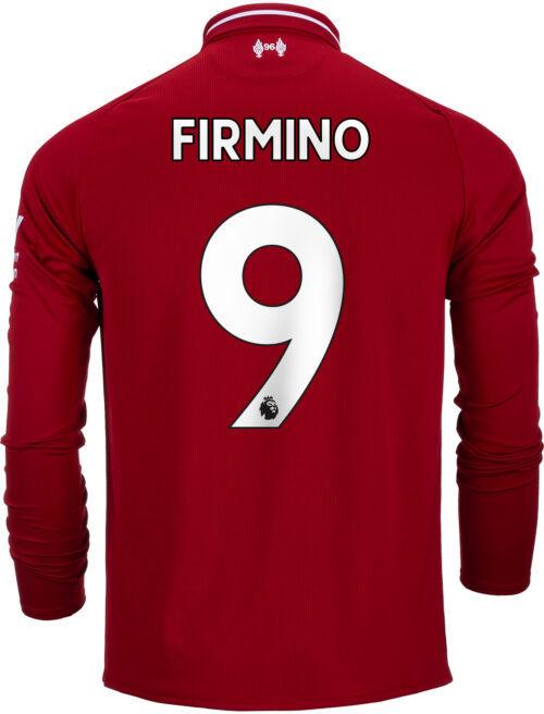 2018/19 New Balance Roberto Firmino Liverpool Home L/S Jersey