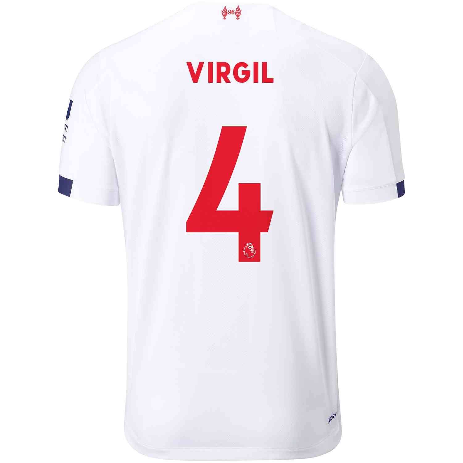 Virgil van Dijk Liverpool Away Jersey 