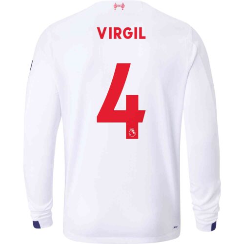 2019/20 New Balance Virgil van Dijk Liverpool Away L/S Jersey