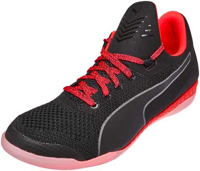 red puma indoor soccer shoes