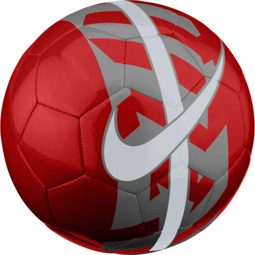 Nike React Soccer Ball – Bright Crimson/Dark Grey/Pure Platinum