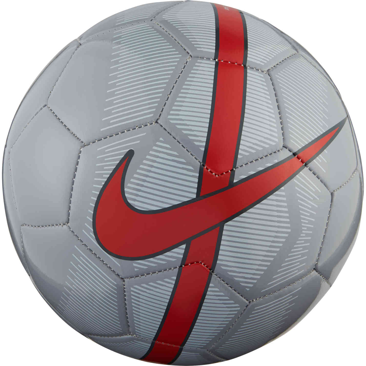 Premisa Refinamiento Negligencia Nike Mercurial Fade Soccer Ball - Wolf Grey/Pure Platinum/Bright Crimson -  SoccerPro