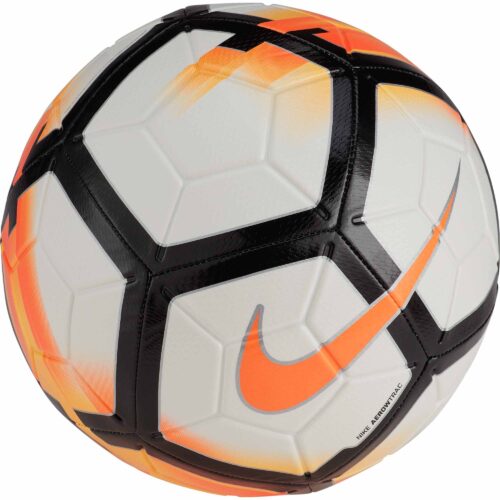Nike Strike Soccer Ball – White/Total Orange