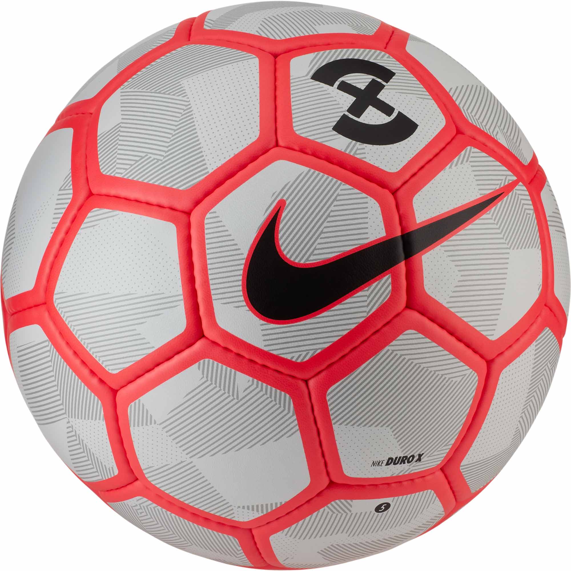 Nike Duro X Soccer Ball - Pure Platinum
