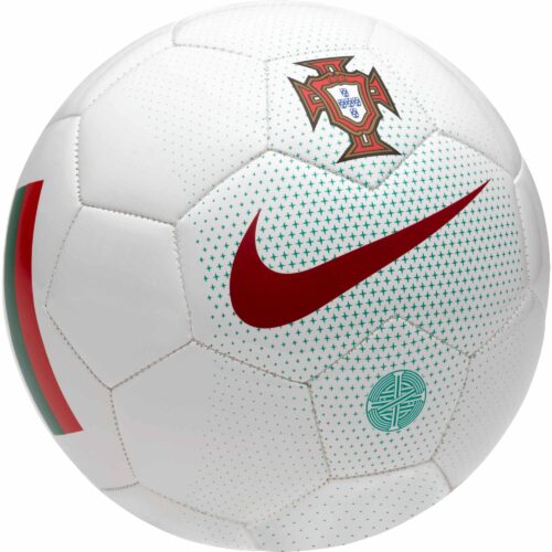 Nike Portugal Supporter Soccer Ball – White/Kinetic Green