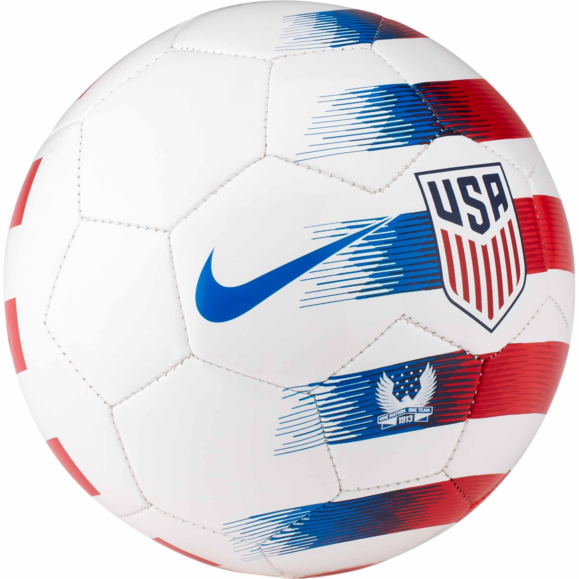 Nike USA Skills Ball - White/University 