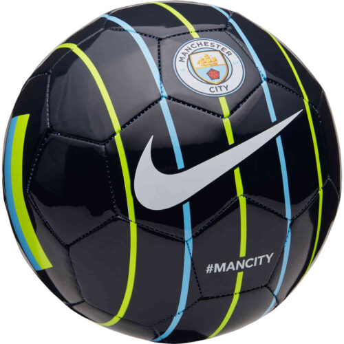 Nike Manchester City Supporters Soccer Ball – Dark Obsidian/Volt/Field Blue/Whtie