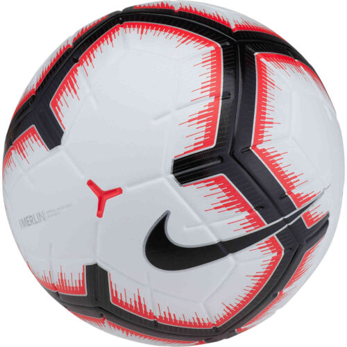 Nike Merlin Match Ball – White/Bright Crimson/Black