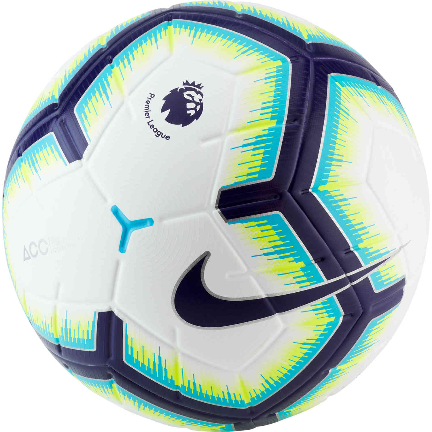 Nike Merlin Match Ball - EPL - White/Blue/Purple - SoccerPro