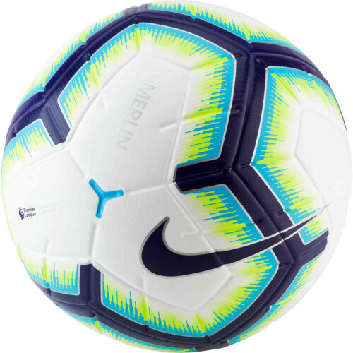 Nike Merlin Match Ball – EPL – White/Blue/Purple