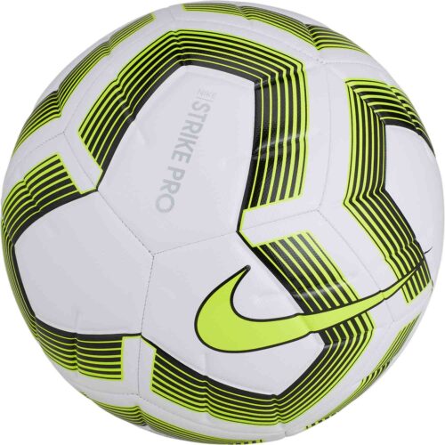 Nike Team Strike Pro Team Soccer Ball – White/Black/Volt