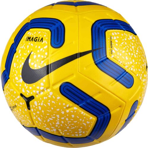 Nike Hi-vis Premier League Magia Match Soccer Ball – Yellow/Blue/Black
