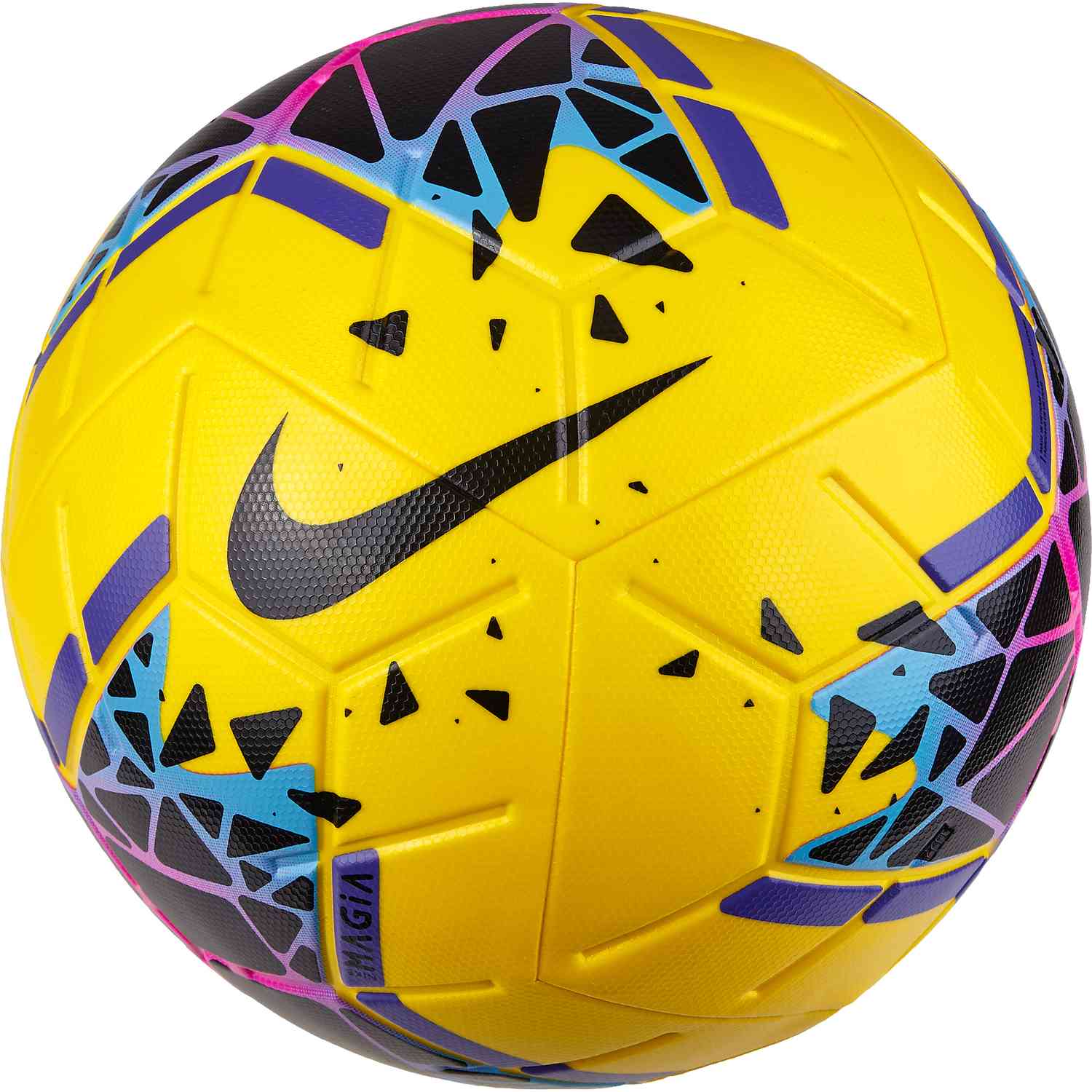 Menagerry Creación alto Nike Magia Match Soccer Ball - Yellow/Black/Purple - SoccerPro