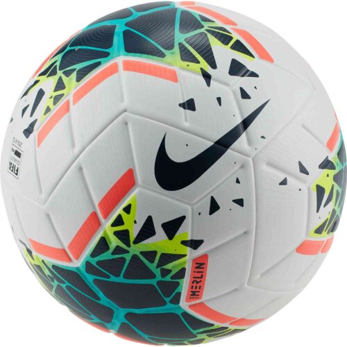 Nike Merlin Premium Match Soccer Ball – White/Obsidian/Blue Fury