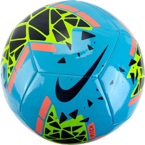 Nike Pitch Training Soccer Ball – Blue Hero/Obsidian/Bright Mango/White