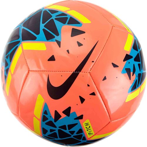 Nike Pitch Training Soccer Ball – Bright Mango/Obsidian/Volt