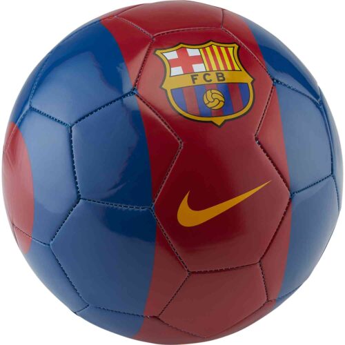 Nike Barcelona Supporters Soccer Ball – Storm Red/Gym Blue