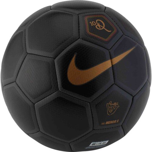 Nike 10R Menor X Training Soccer Ball – Black/Metallic Gold