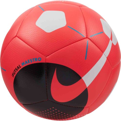 Nike Maestro Futsal Ball – Laser Crimson & Black with White