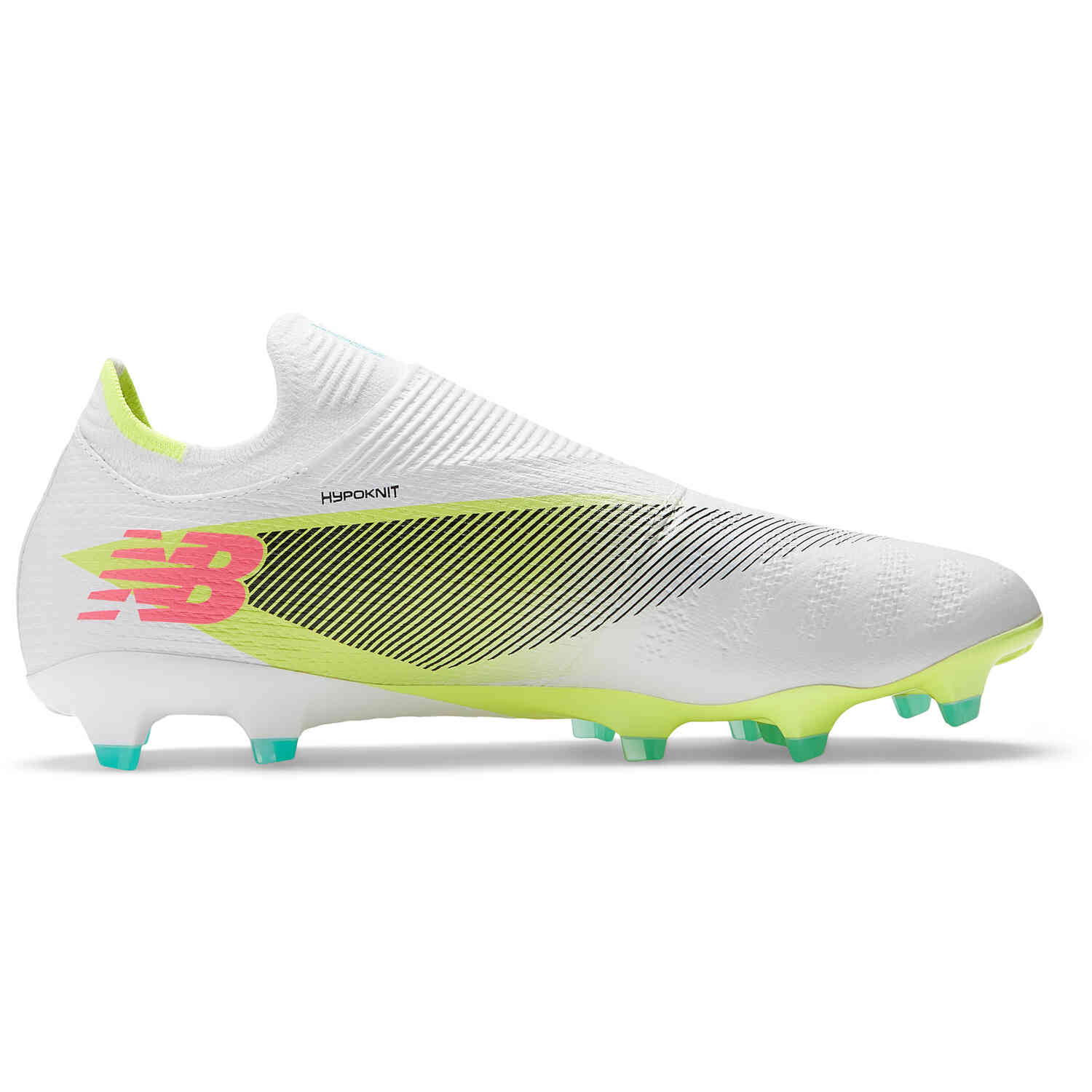 New Balance Furon V7 Pro FG Firm Ground White Hi Lite Pack SoccerPro