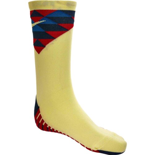 Nike Club America Squad Crew Socks – Lemon Chiffon/Gym Red