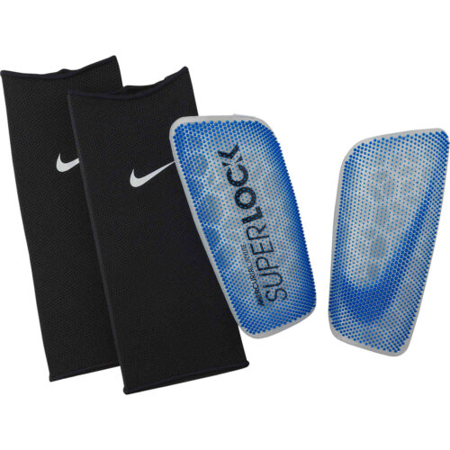 Nike Mercurial FlyLite Superlock Shin Guards – Racer Blue/Black